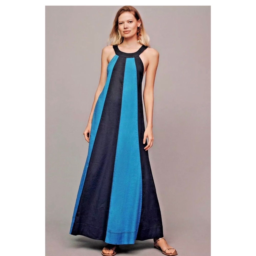 MAEVE By Anthropologie The Ami Linen
Halter Maxi Dress Women's Size L